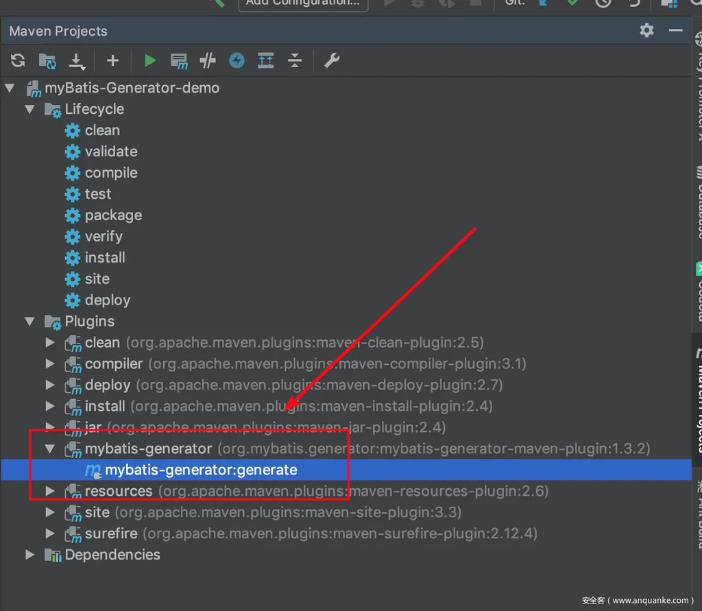 MyBatis Generator 配置