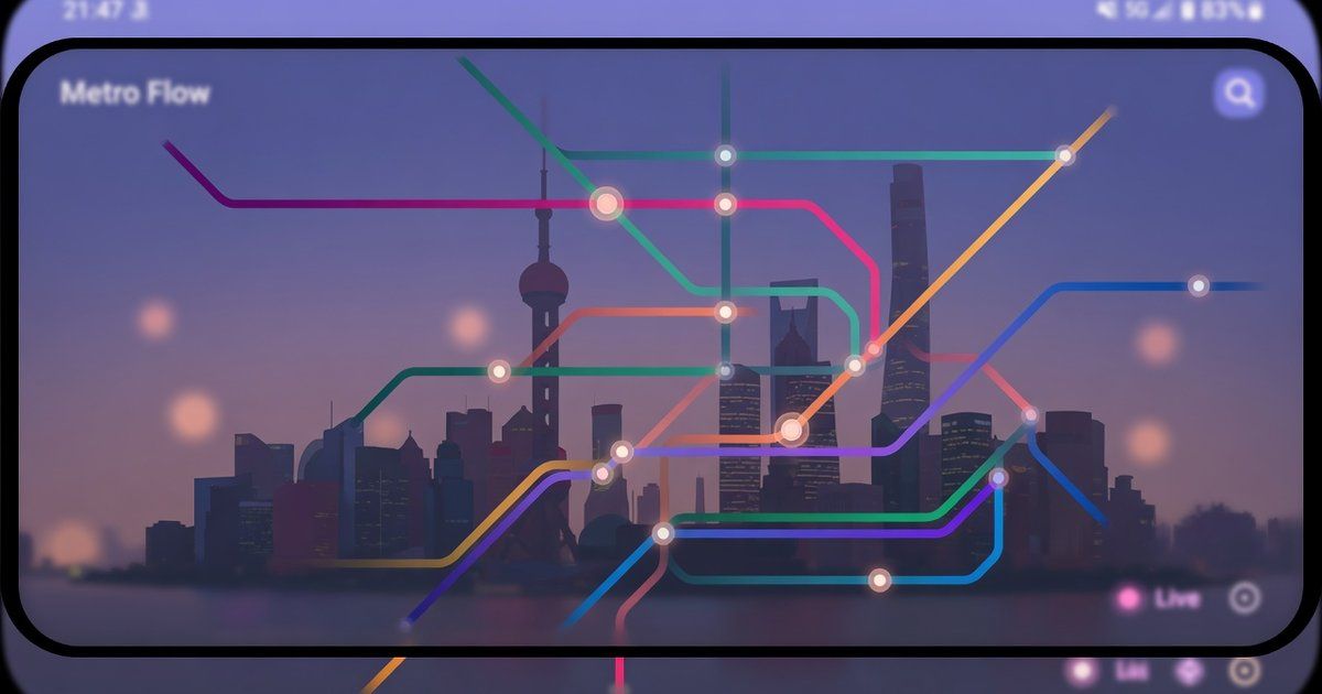 pwa, 上海地铁线路图全新重构